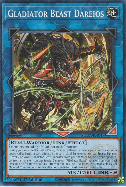 Gladiator Beast Dareios - SUDA-EN048 - Common 