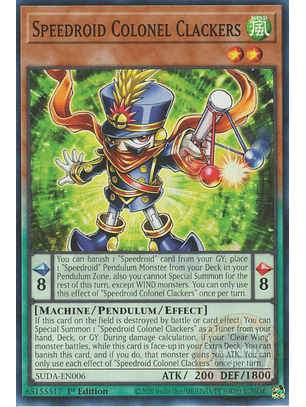 Speedroid Colonel Clackers - SUDA-EN006 - Common 