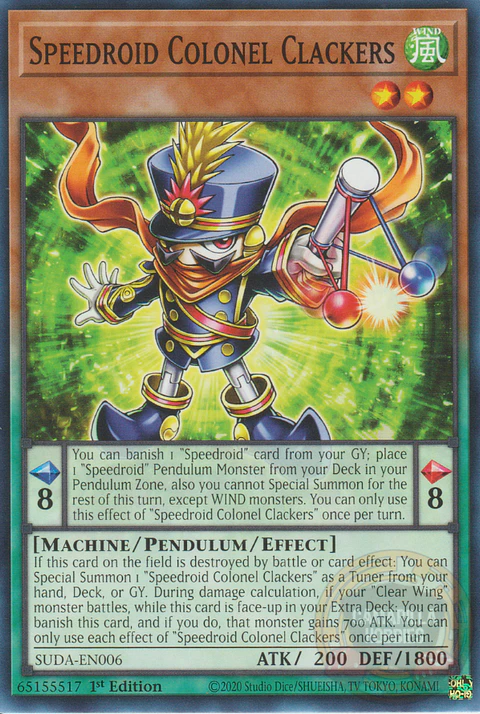 Speedroid Colonel Clackers - SUDA-EN006 - Common 