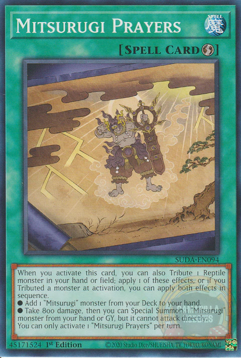 Mitsurugi Prayers - SUDA-EN094 - Common 