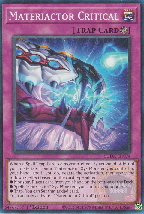 Materiactor Critical - SUDA-EN074 - Common 
