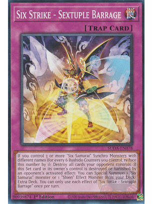 Six Strike - Sextuple Barrage - SUDA-EN078 - Common 