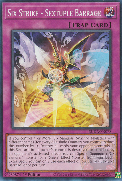 Six Strike - Sextuple Barrage - SUDA-EN078 - Common 