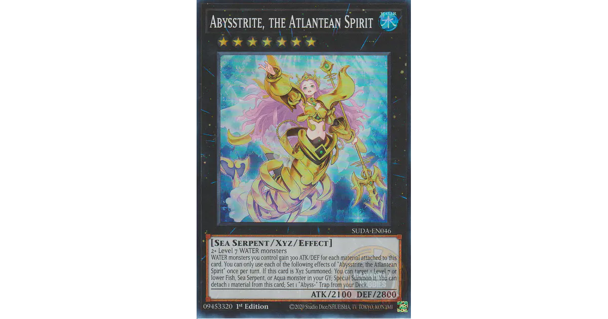 Abysstrite, the Atlantean Spirit - SUDA-EN046 - Super Rare