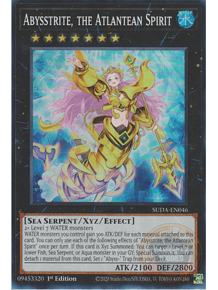Abysstrite, the Atlantean Spirit - SUDA-EN046 - Super Rare 