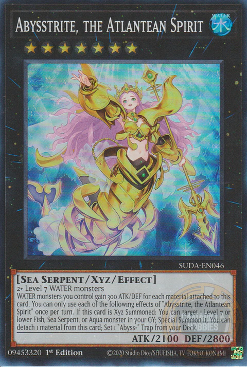 Abysstrite, the Atlantean Spirit - SUDA-EN046 - Super Rare 