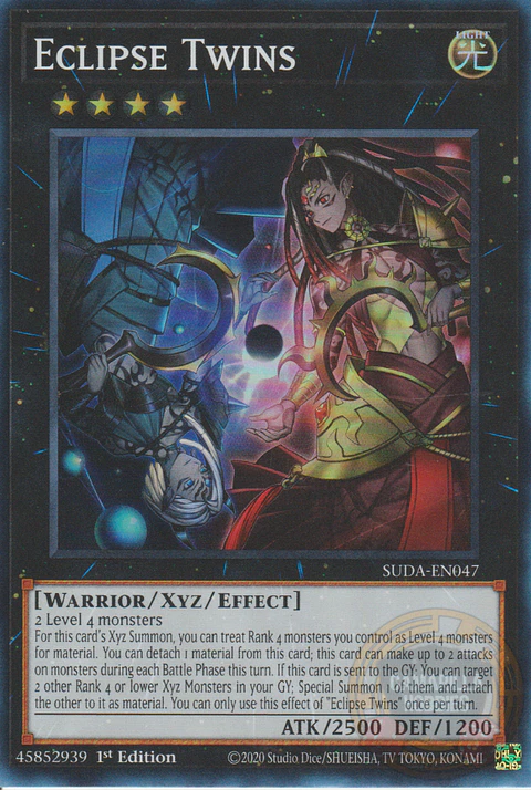 Eclipse Twins - SUDA-EN047 - Super Rare 