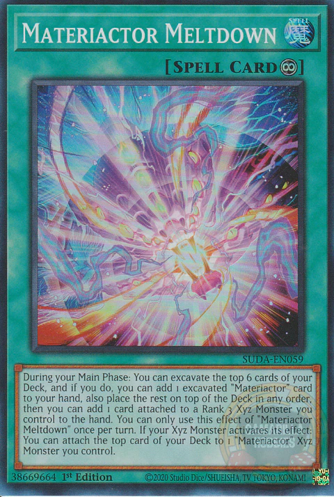 Materiactor Meltdown - SUDA-EN059 - Super Rare 