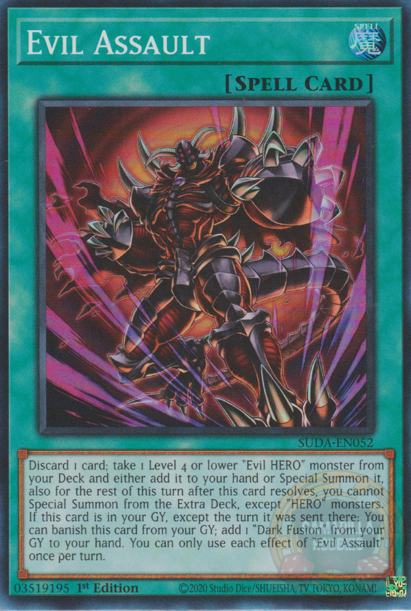 Evil Assault - SUDA-EN052 - Super Rare  1