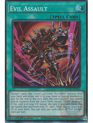 Evil Assault - SUDA-EN052 - Super Rare 
