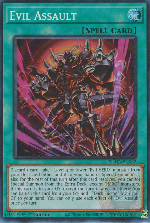 Evil Assault - SUDA-EN052 - Super Rare 