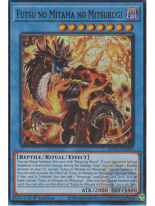 Futsu no Mitama no Mitsurugi - SUDA-EN093 - Super Rare 