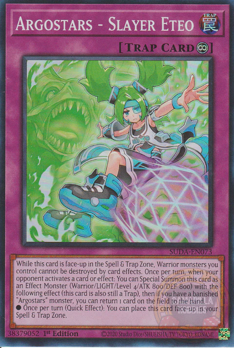Argostars - Slayer Eteo - SUDA-EN073 - Super Rare 
