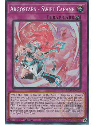 Argostars - Swift Capane - SUDA-EN072 - Super Rare 