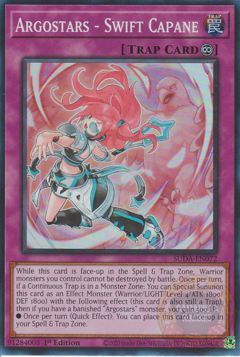 Argostars - Swift Capane - SUDA-EN072 - Super Rare 