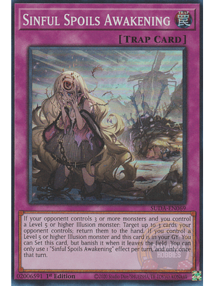 Sinful Spoils Awakening - SUDA-EN069 - Super Rare 