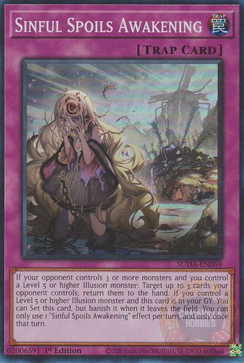Sinful Spoils Awakening - SUDA-EN069 - Super Rare 