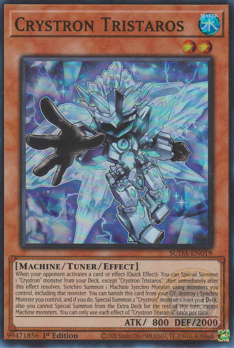 Crystron Tristaros - SUDA-EN019 - Super Rare 