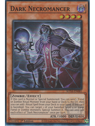Dark Necromancer - SUDA-EN081 - Super Rare 