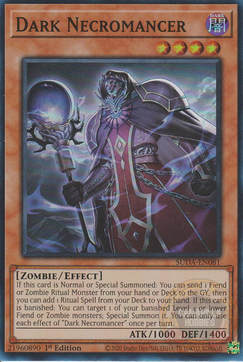 Dark Necromancer - SUDA-EN081 - Super Rare 
