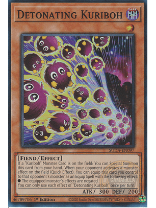 Detonating Kuriboh - SUDA-EN097 - Super Rare 
