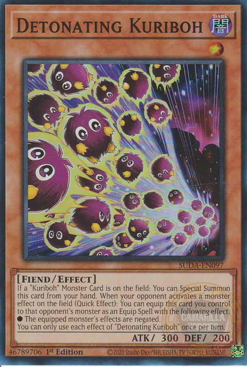 Detonating Kuriboh - SUDA-EN097 - Super Rare 