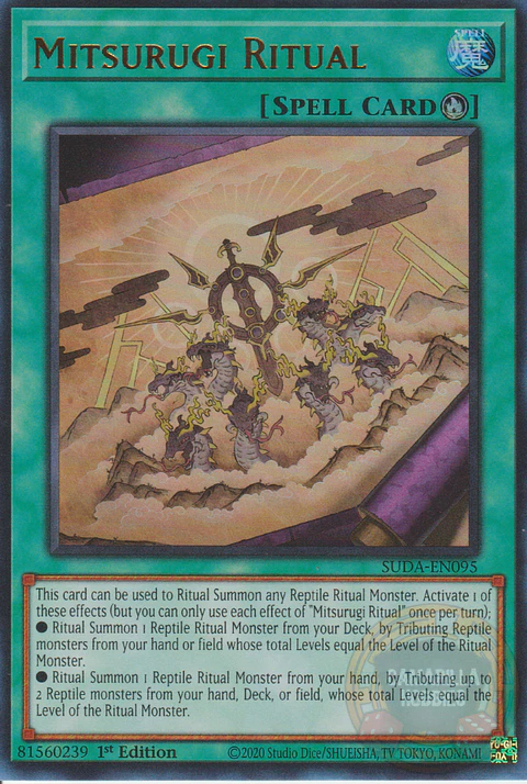 Mitsurugi Ritual - SUDA-EN095 - Ultra Rare 