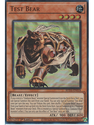 Test Bear - SUDA-EN018 - Ultra Rare 