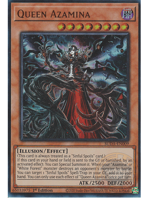 Queen Azamina - SUDA-EN009 - Ultra Rare 