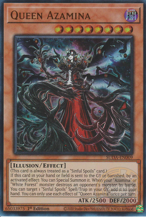 Queen Azamina - SUDA-EN009 - Ultra Rare 