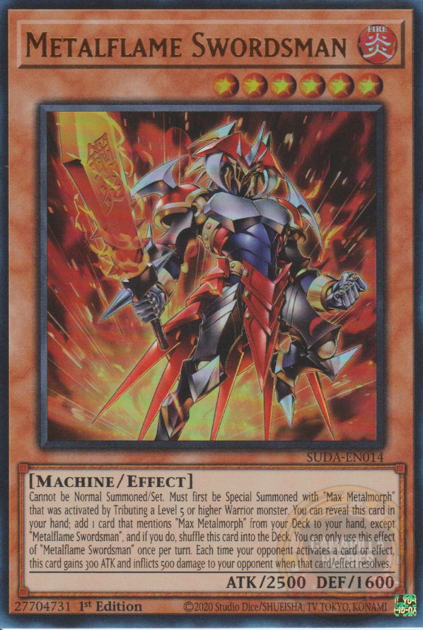 Metalflame Swordsman - SUDA-EN014 - Ultra Rare  1