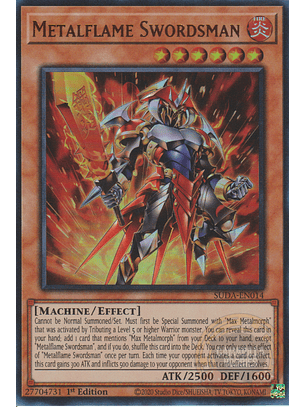 Metalflame Swordsman - SUDA-EN014 - Ultra Rare 