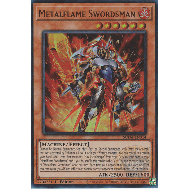 Metalflame Swordsman - SUDA-EN014 - Ultra Rare 