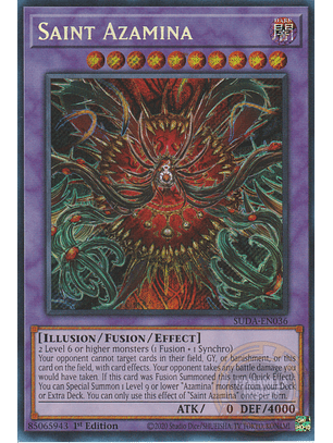 Saint Azamina - SUDA-EN036 - Secret Rare 
