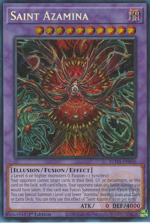 Saint Azamina - SUDA-EN036 - Secret Rare 