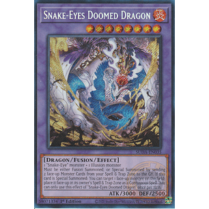 Snake-Eyes Doomed Dragon - SUDA-EN035 - Secret Rare 