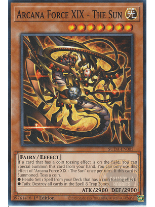 Arcana Force XIX - The Sun - SUDA-EN005 - Common 