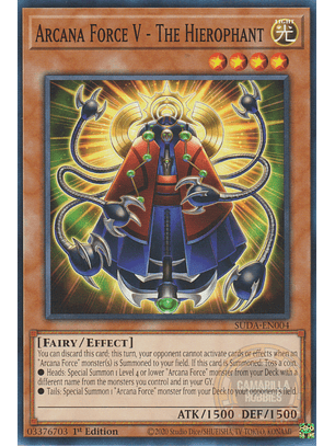 Arcana Force V - The Hierophant - SUDA-EN004 - Common 