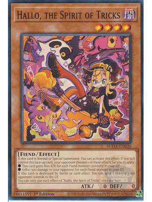 Hallo, the Spirit of Tricks - SUDA-EN026 - Common 