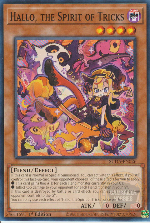 Hallo, the Spirit of Tricks - SUDA-EN026 - Common 