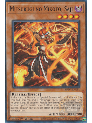 Mitsurugi no Mikoto, Saji - SUDA-EN091 - Common 