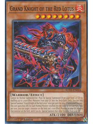 Grand Knight of the Red Lotus - SUDA-EN024 - Common 