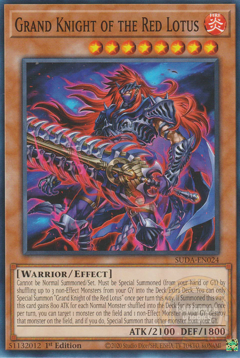 Grand Knight of the Red Lotus - SUDA-EN024 - Common 