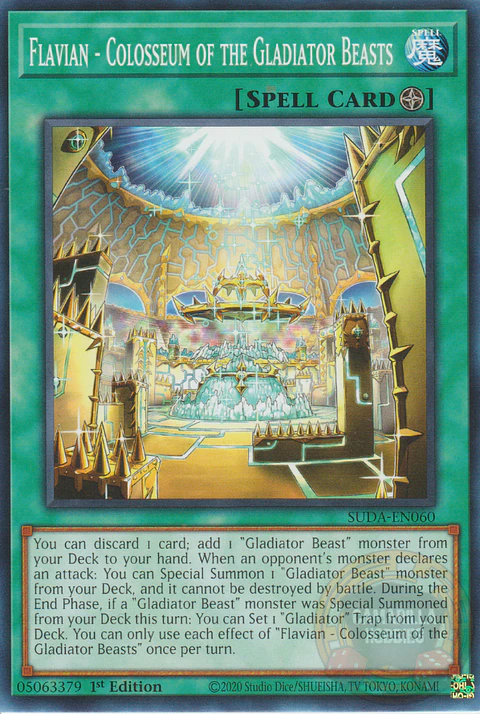Flavian - Colosseum of the Gladiator Beasts - SUDA-EN060 - Common 