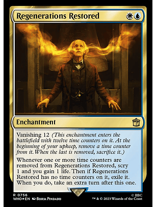 Regenerations Restored - WHO - R 