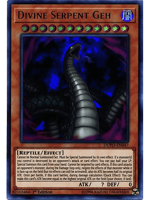 Divine Serpent Geh - DUPO-EN047 - Ultra Rare