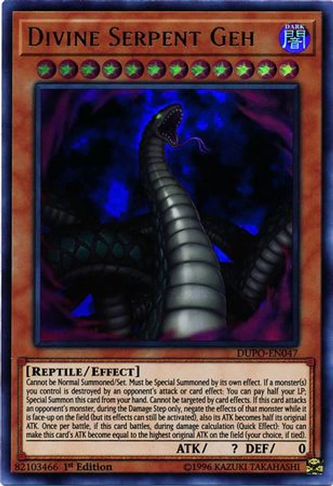 Divine Serpent Geh - DUPO-EN047 - Ultra Rare