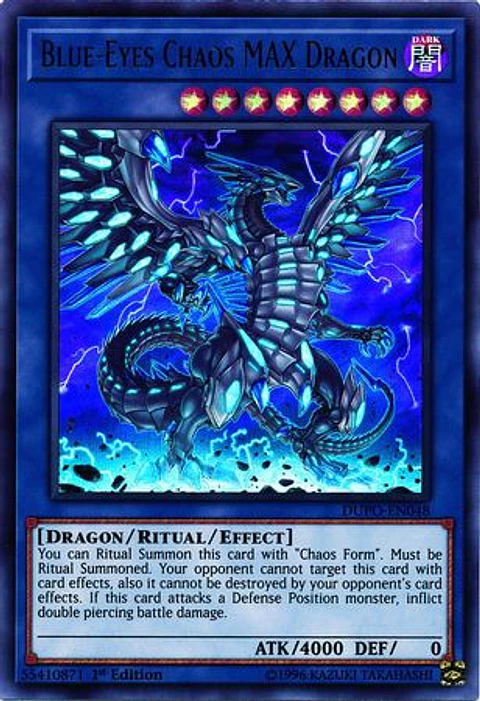 Blue-Eyes Chaos MAX Dragon - DUPO-EN048 - Ultra Rare 