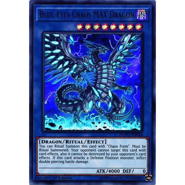 Blue-Eyes Chaos MAX Dragon - DUPO-EN048 - Ultra Rare 