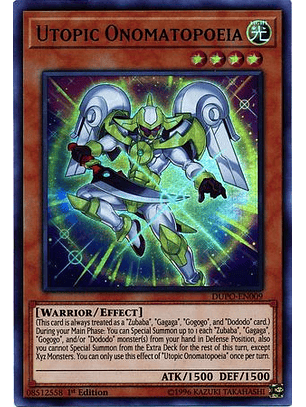 Utopic Onomatopoeia - DUPO-EN009 - Ultra Rare 